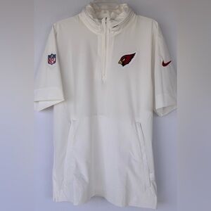 Nike NFL Men’s‎ On Field Arizona Cardinals Pullover Short Sleeve Windbreaker Med
